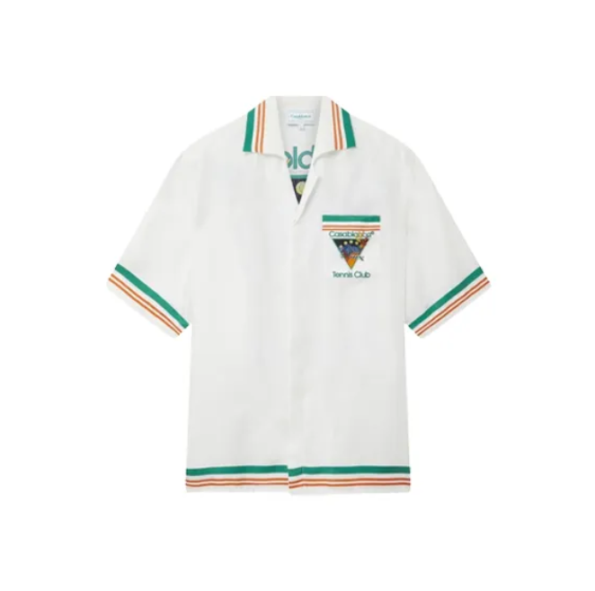 Casablanca Tennis Club Silk Shirt White-thehypepost-M5nOl.png
